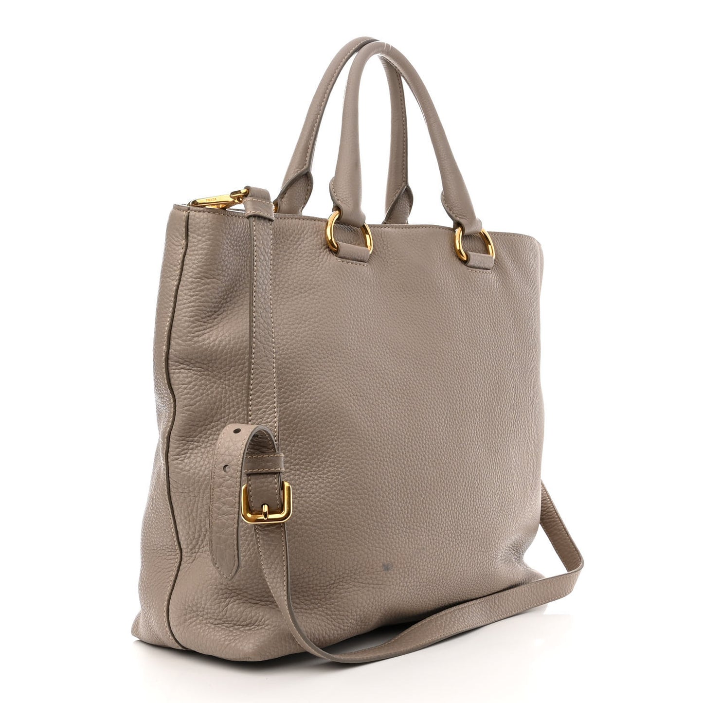 Vitello Daino Shopping Tote Pomice