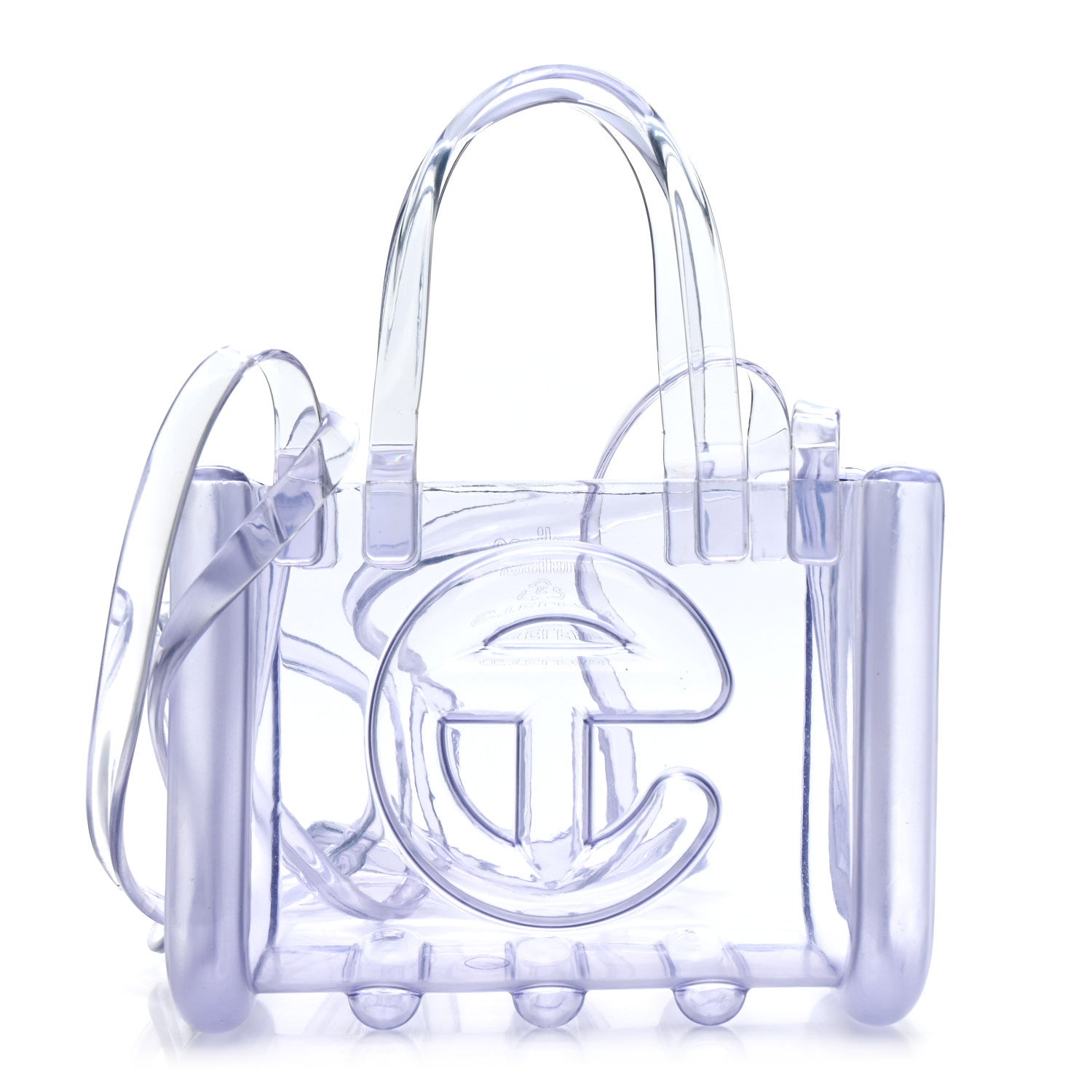 Telfar x MELISSA Jelly Small Shopping Bag Clear 1 of 9
