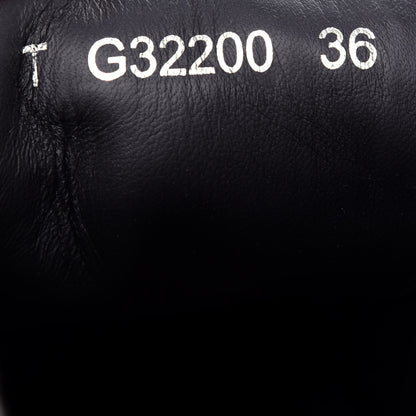 Chanel Lambskin Tweed Sneakers 36 Black Grey Red 10 of 11