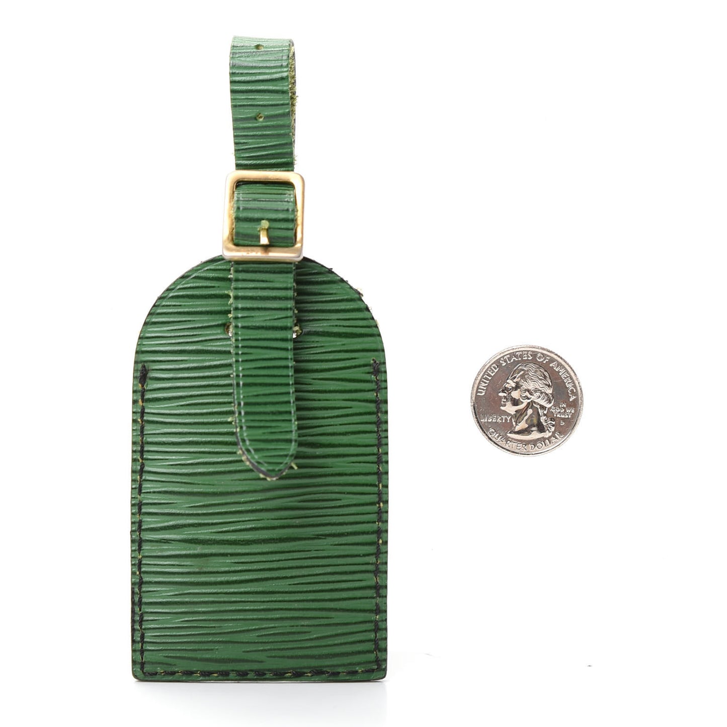 Epi Luggage Tag Green