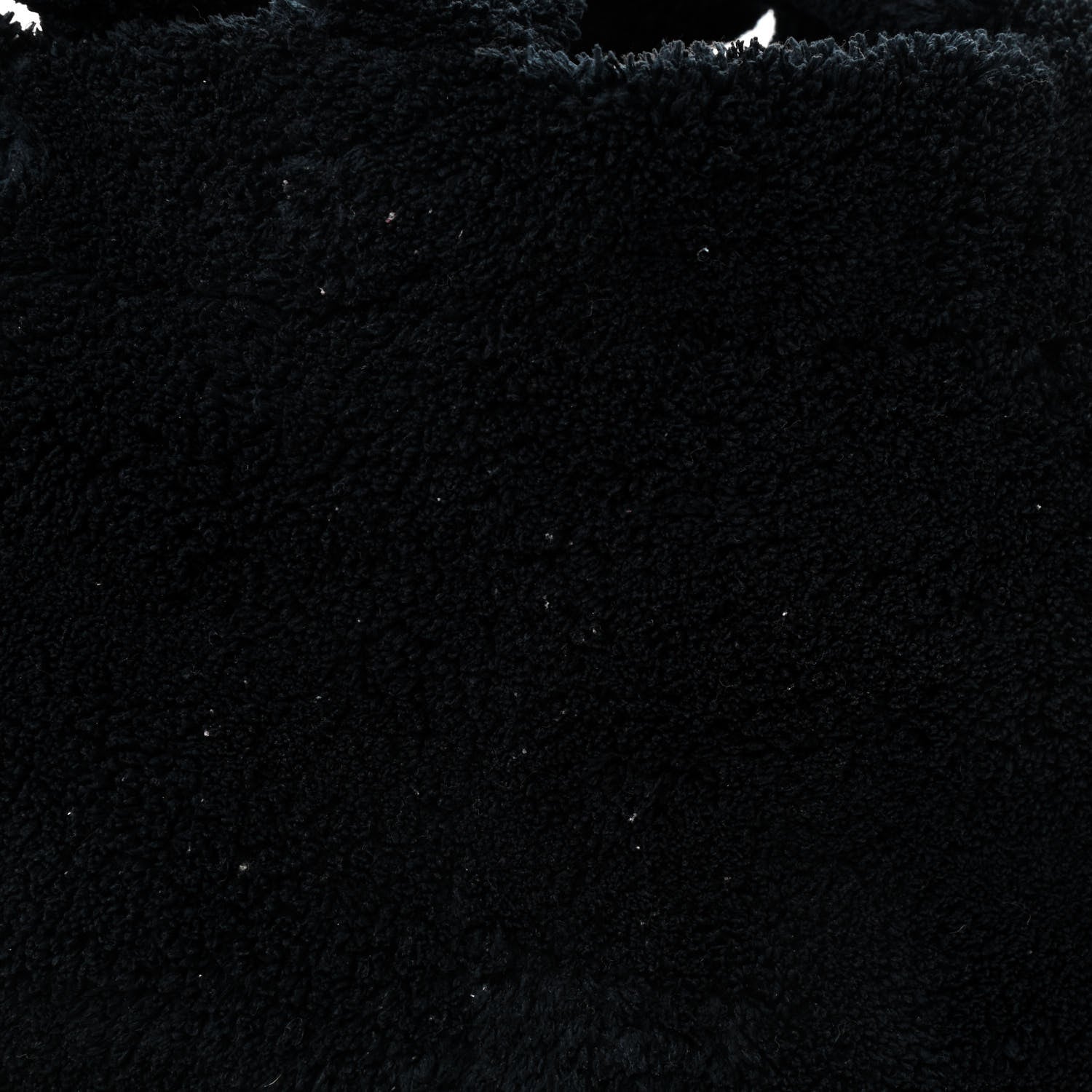 Prada Terry Cloth Tote Bag Black White 11 of 11