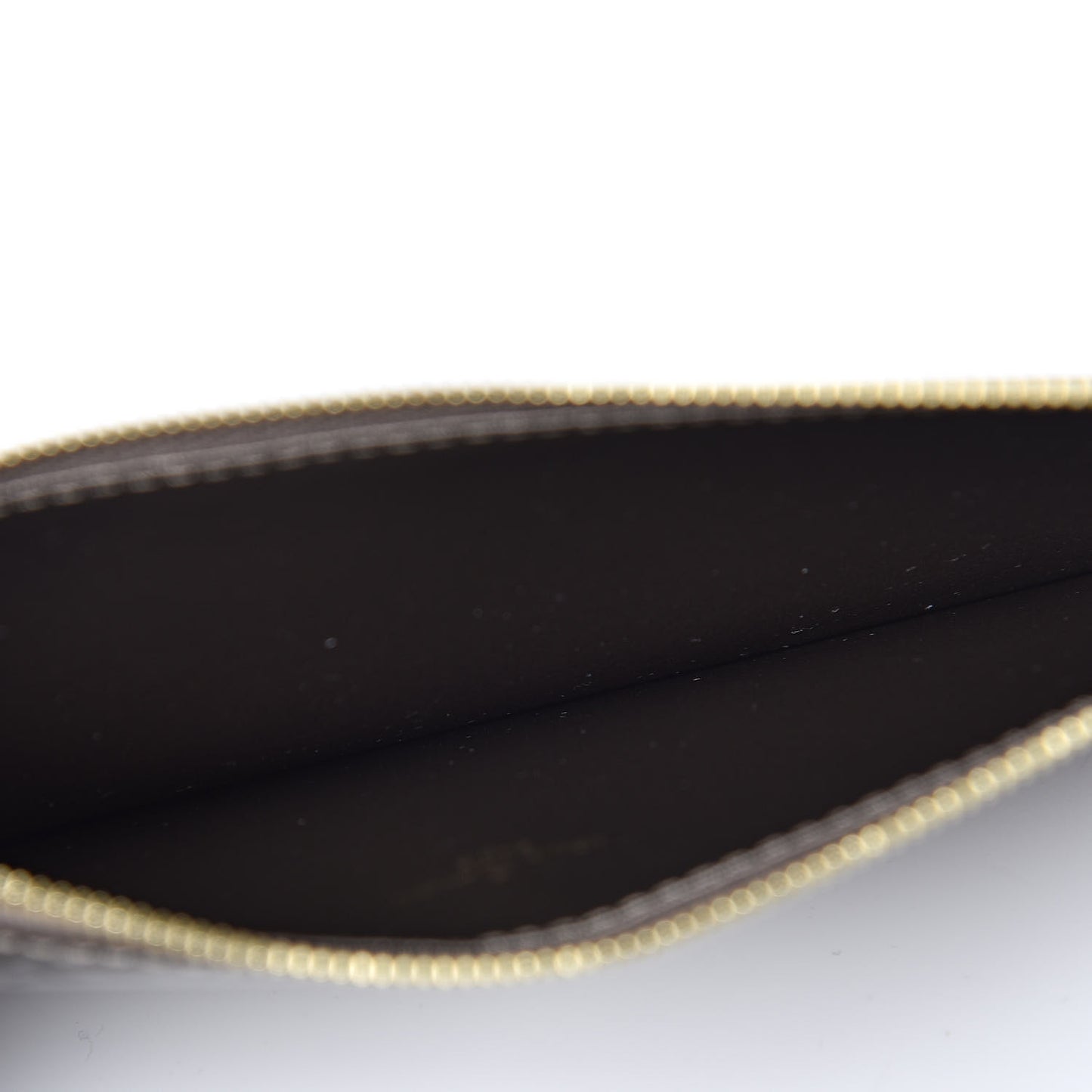 Vernis Felicie Chain Wallet Zippered Insert Champagne Metallise
