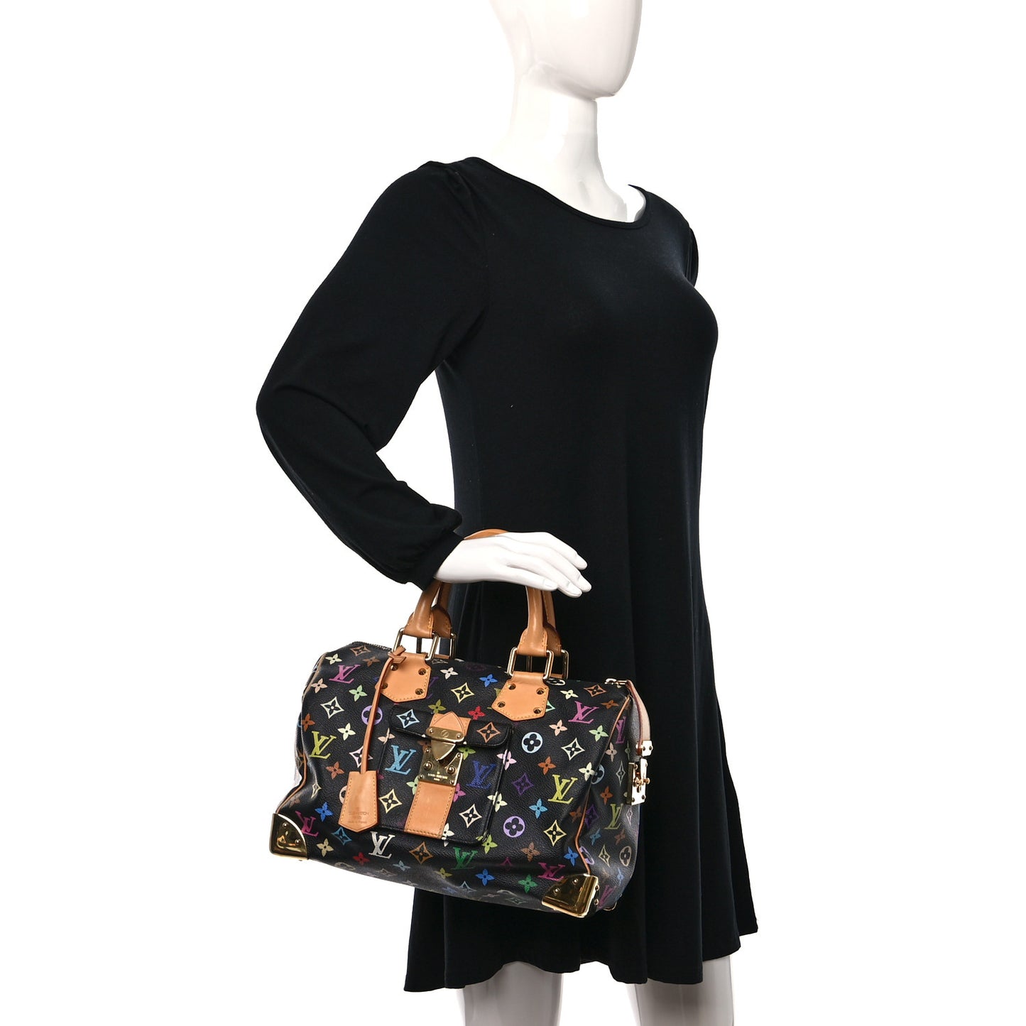 Monogram Multicolor Speedy 30 Black