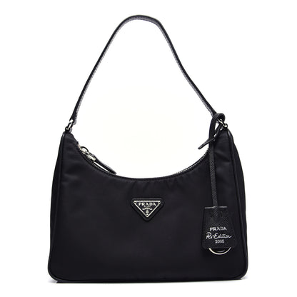 Prada Tessuto Nylon Mini Re-Edition 2000 Bag Black 1 of 12