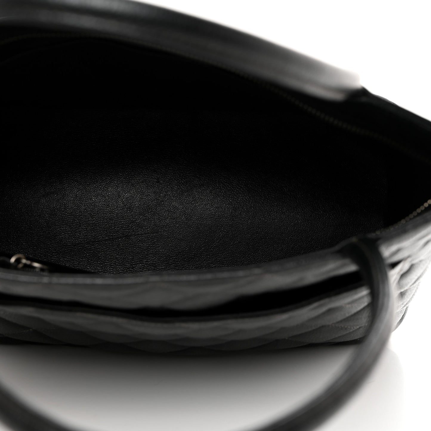 Caviar Quilted Medallion Tote Black