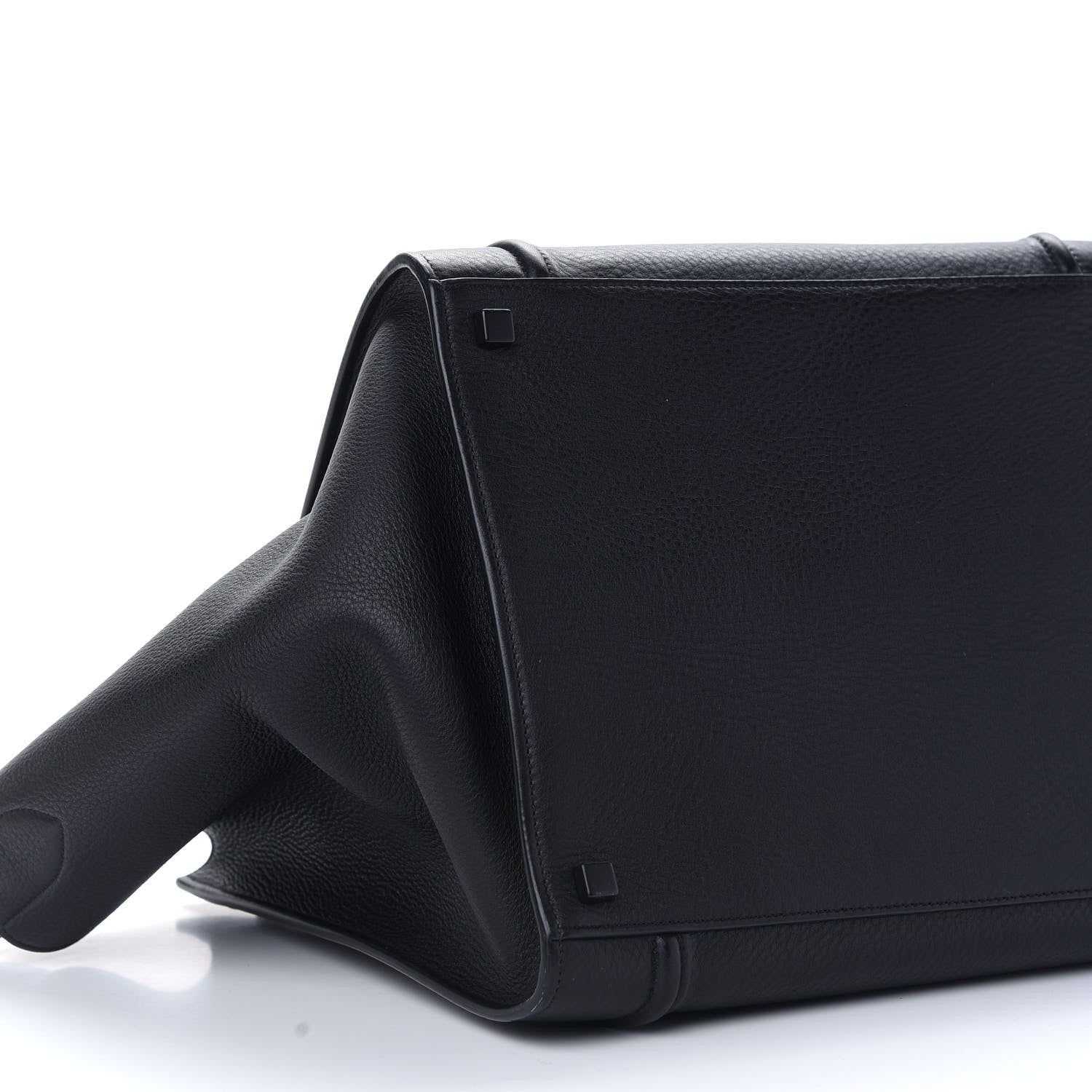 Celine Supple Calfskin Medium Phantom Luggage Black 8 of 9