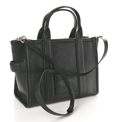 Marc Jacobs Grained Calfskin Medium The Tote Bag Black 3 of 10