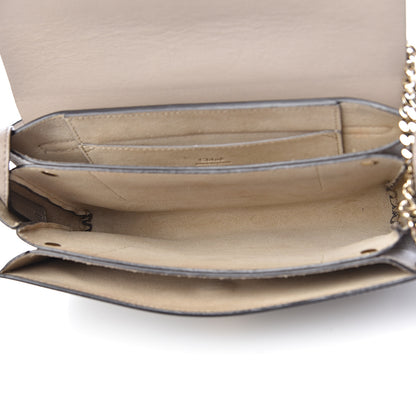 Chloe Suede Calfskin Small Faye Shoulder Bag Motty Grey 5 of 18