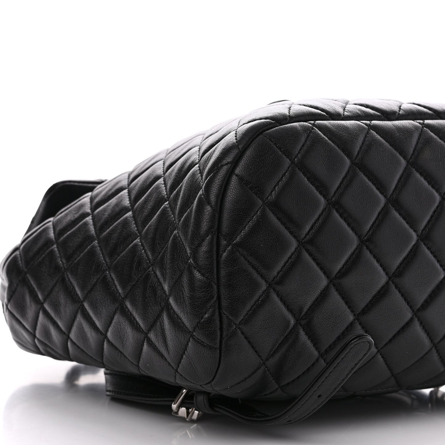 Lambskin Quilted Small Urban Spirit Backpack Black