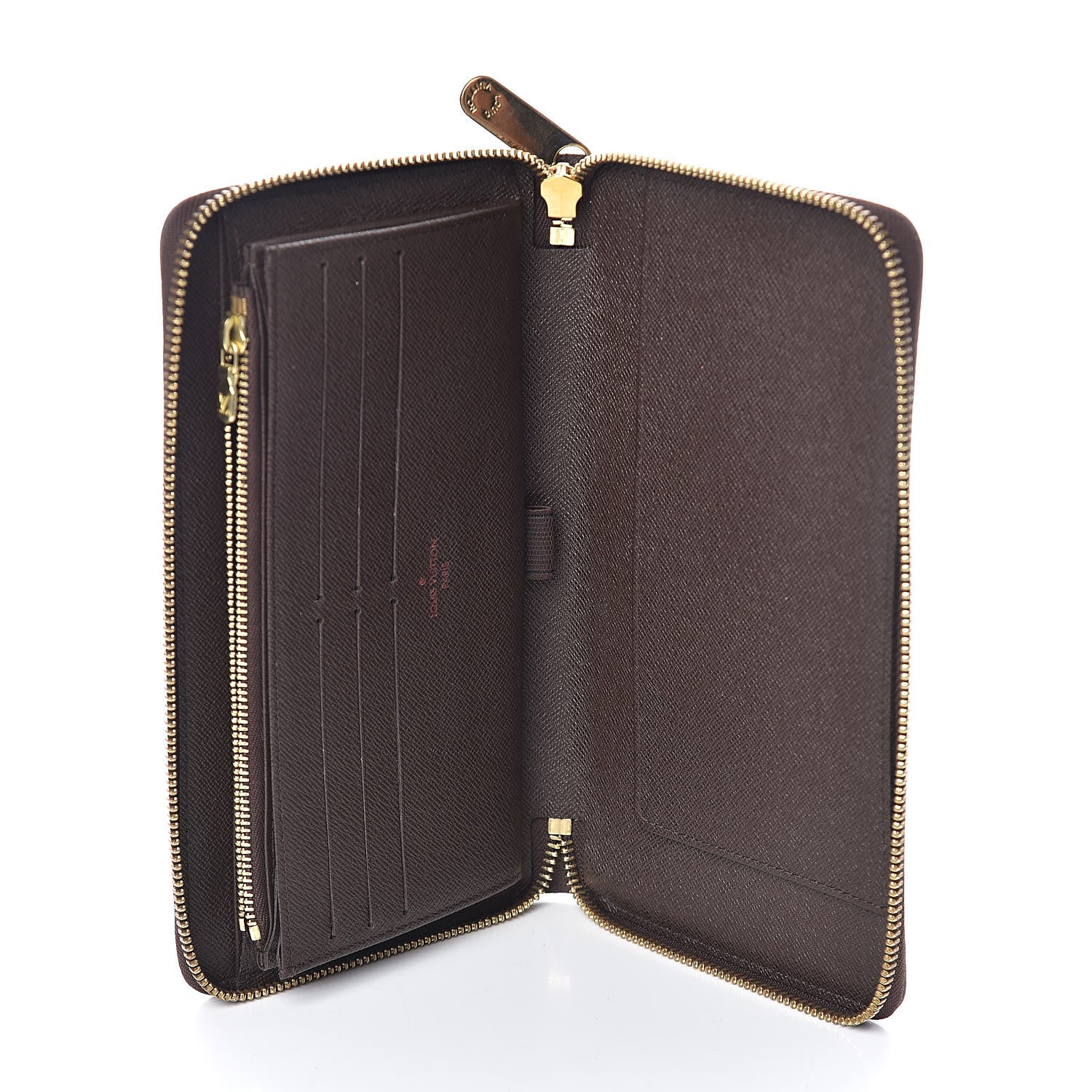 Louis Vuitton Damier Ebene Zippy Organizer Wallet 5 of 6
