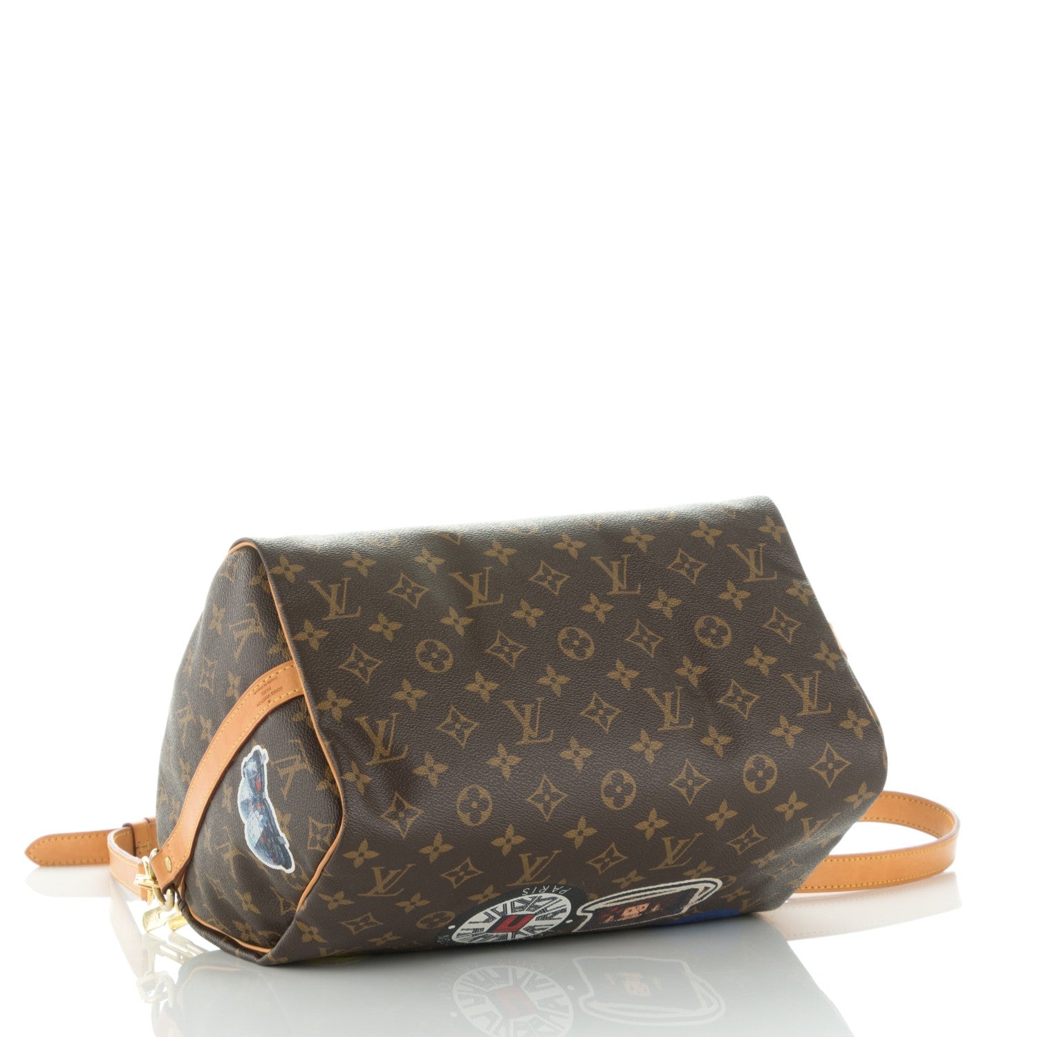Louis Vuitton Monogram World Tour Speedy Bandouliere 30 4 of 7