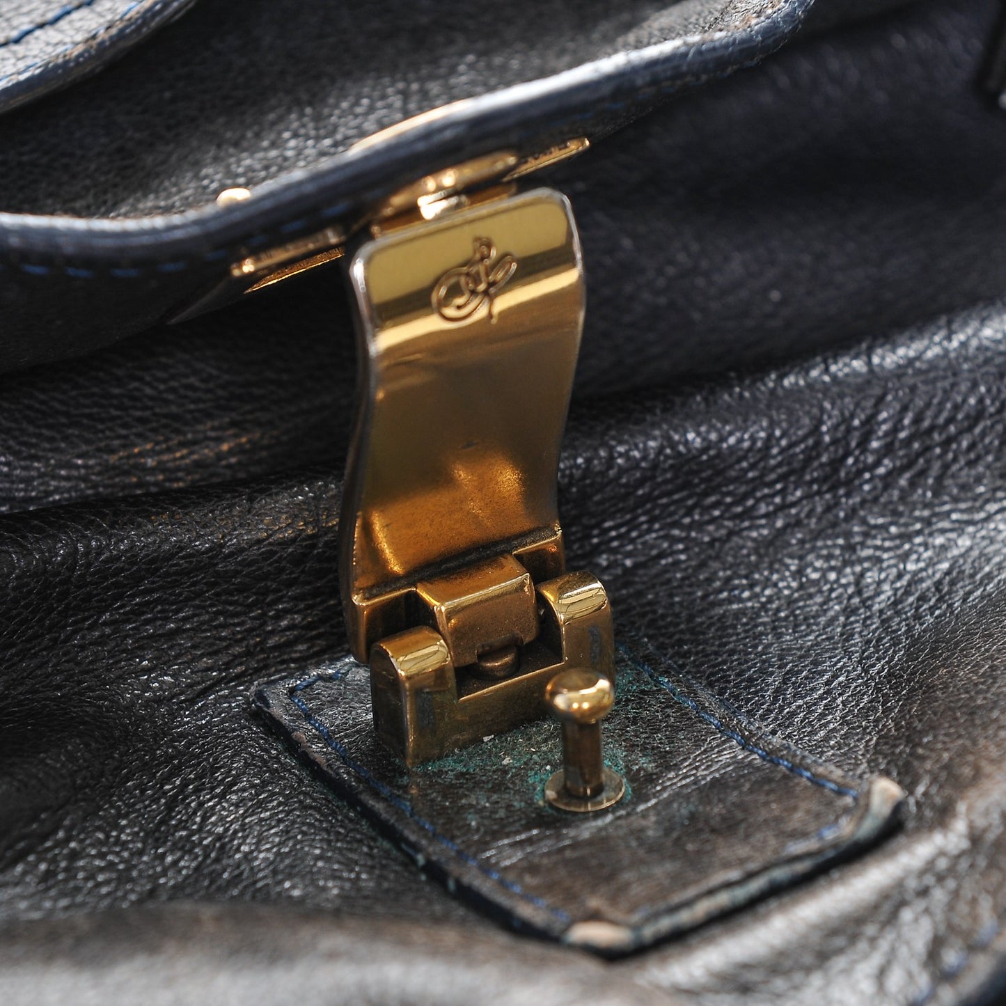 Lambskin Medium PS1 Satchel Midnight