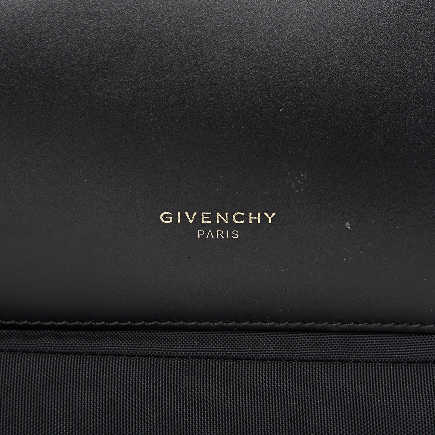 Nylon Calfskin Rider Backpack Black