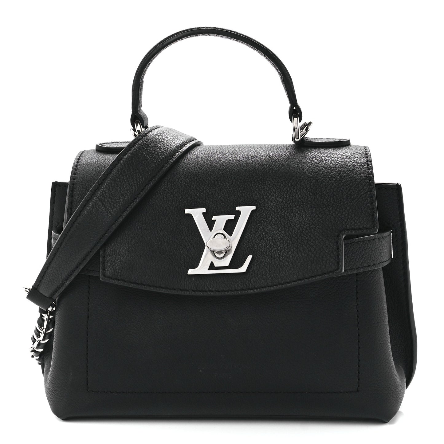 Calfskin Lockme Ever Mini Black