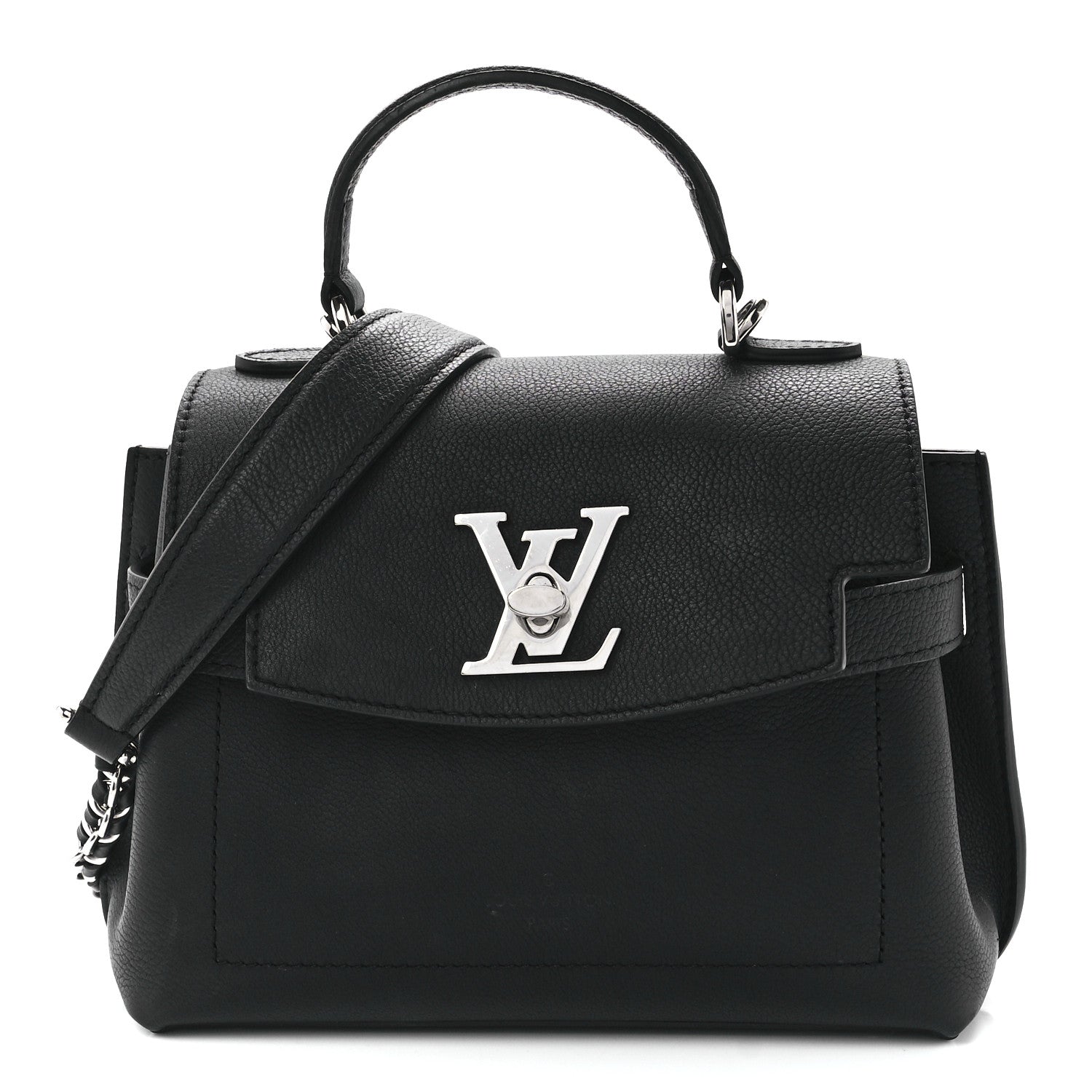 Louis Vuitton Calfskin Lockme Ever Mini Black 1 of 11