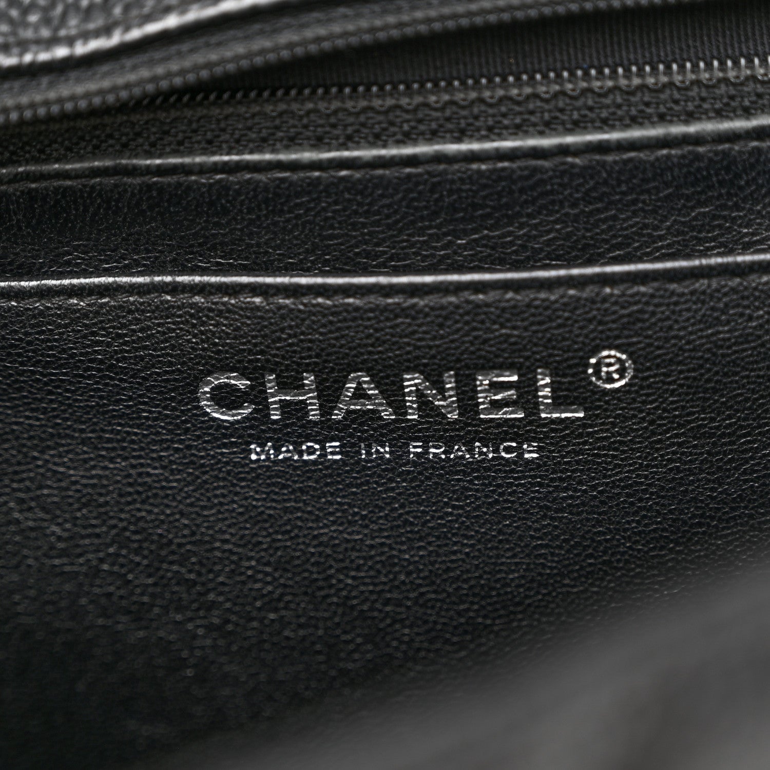 Chanel Caviar Quilted Jumbo Single Flap Black 6 of 10