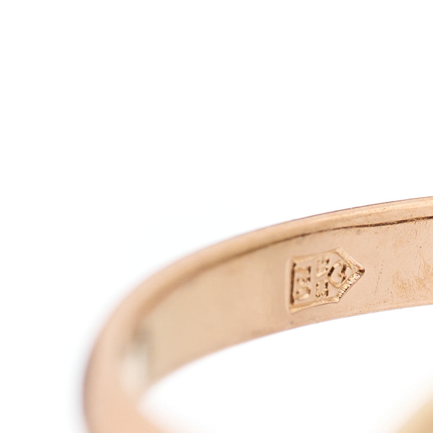 18K Pink Yellow White Gold Extra Small Les Must De Cartier Trinity Ring 51 5.75