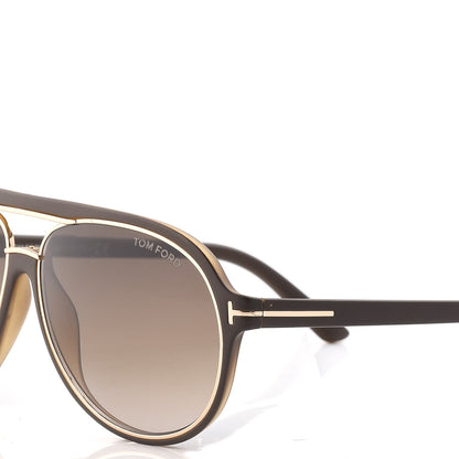 Tom Ford Sergio Sunglasses TF379 Brown 5 of 10