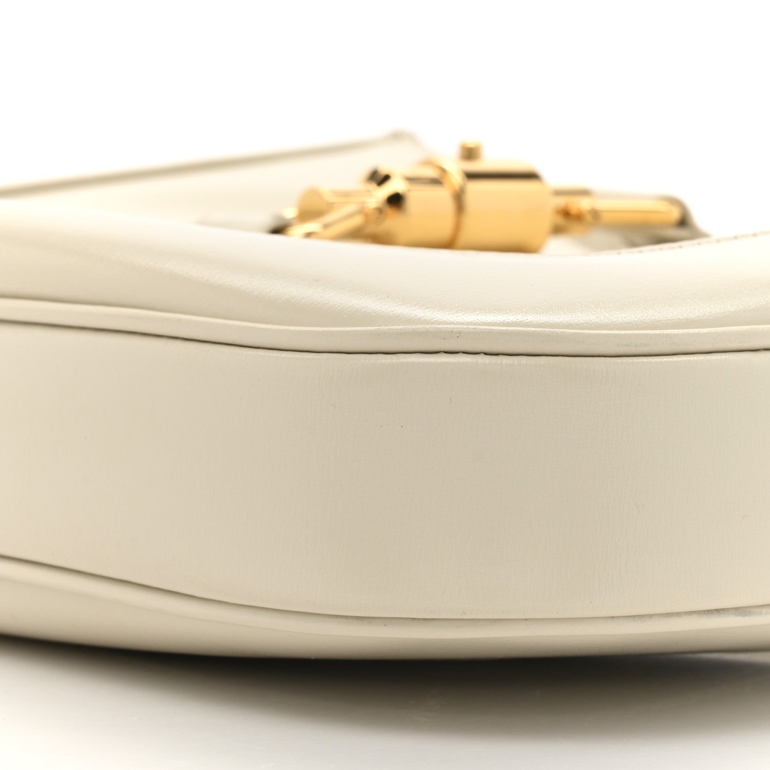 Gucci Boarded Dyana Lux Calfskin Small Jackie 1961 Hobo Mystic White 9 of 12