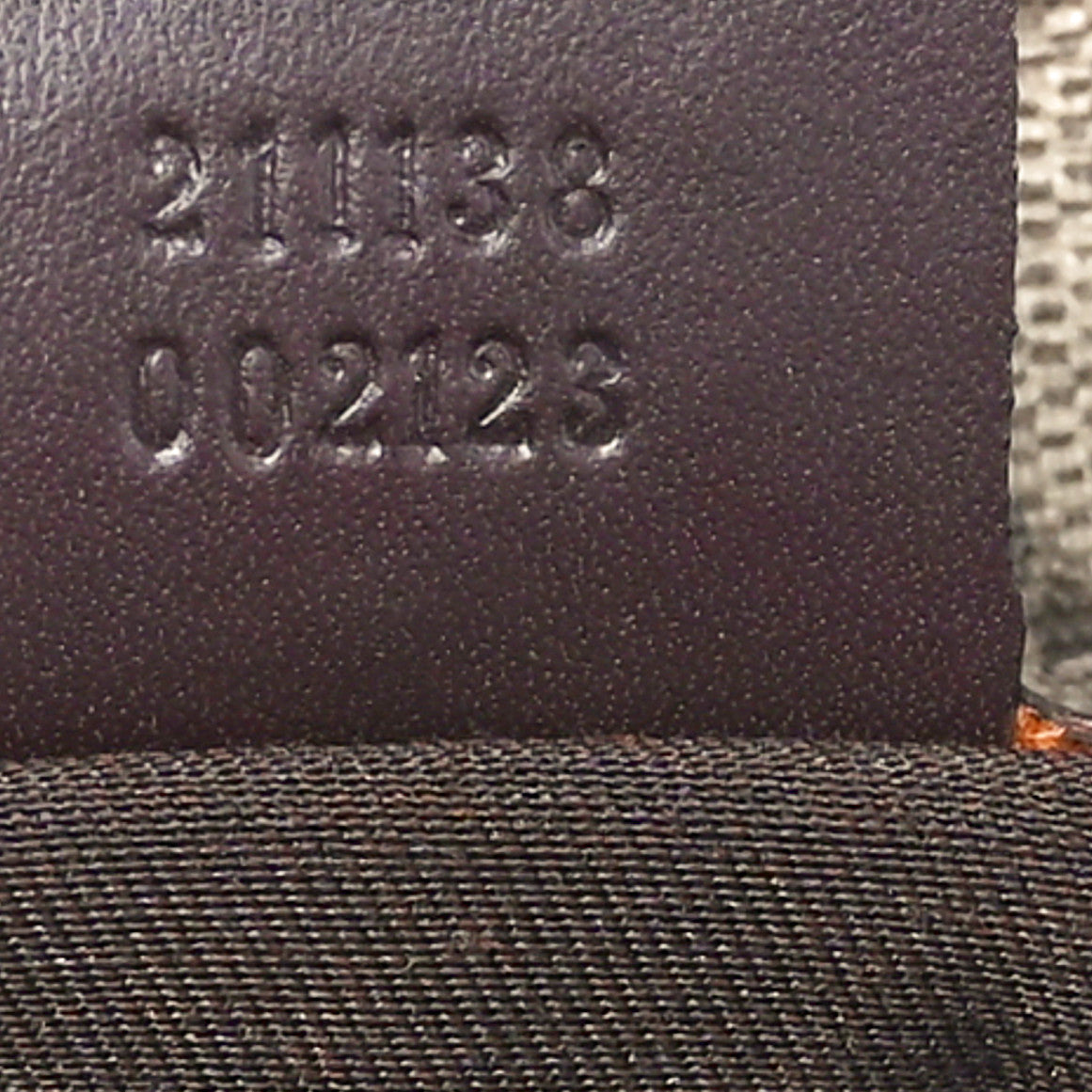 GG Supreme Monogram Small Joy Tote Dark Brown