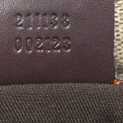 Gucci GG Supreme Monogram Small Joy Tote Dark Brown 7 of 10