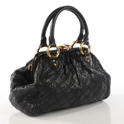 Marc Jacobs Calfskin Quilted Stam Black 3 of 8