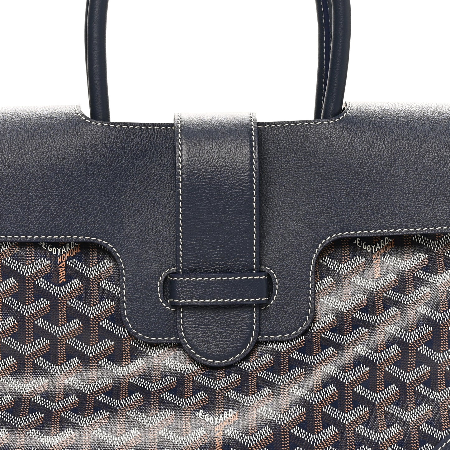 Goyardine Saigon Tote Navy