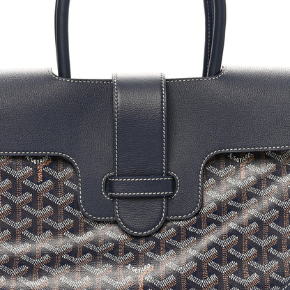 Goyard Goyardine Saigon Tote Navy 7 of 9