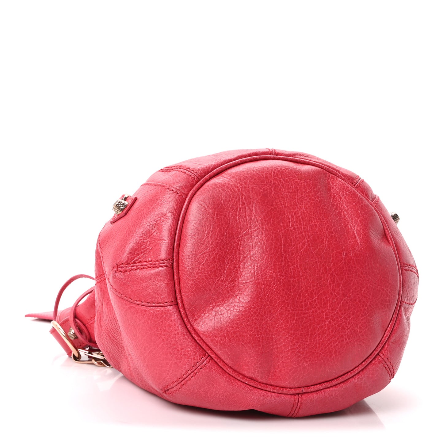 Agneau Giant 12 Rose Gold Hardware Mini Pompon Rose Thulian