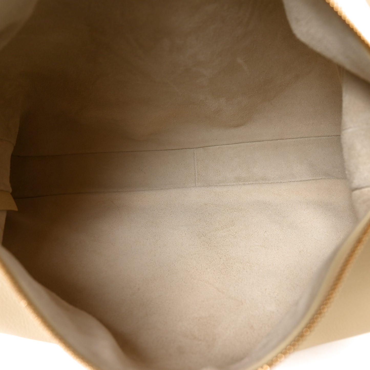 Supple Calfskin Large Romy Shoulder Bag Rice
