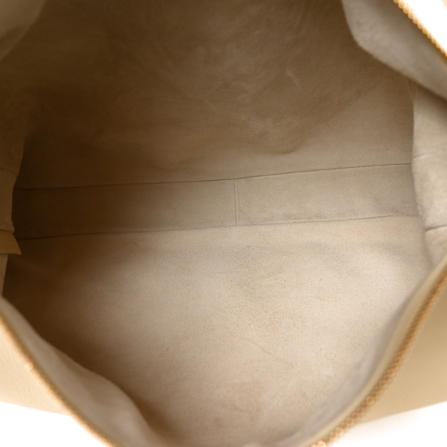 Celine Supple Calfskin Large Romy Shoulder Bag Rice 5 of 9