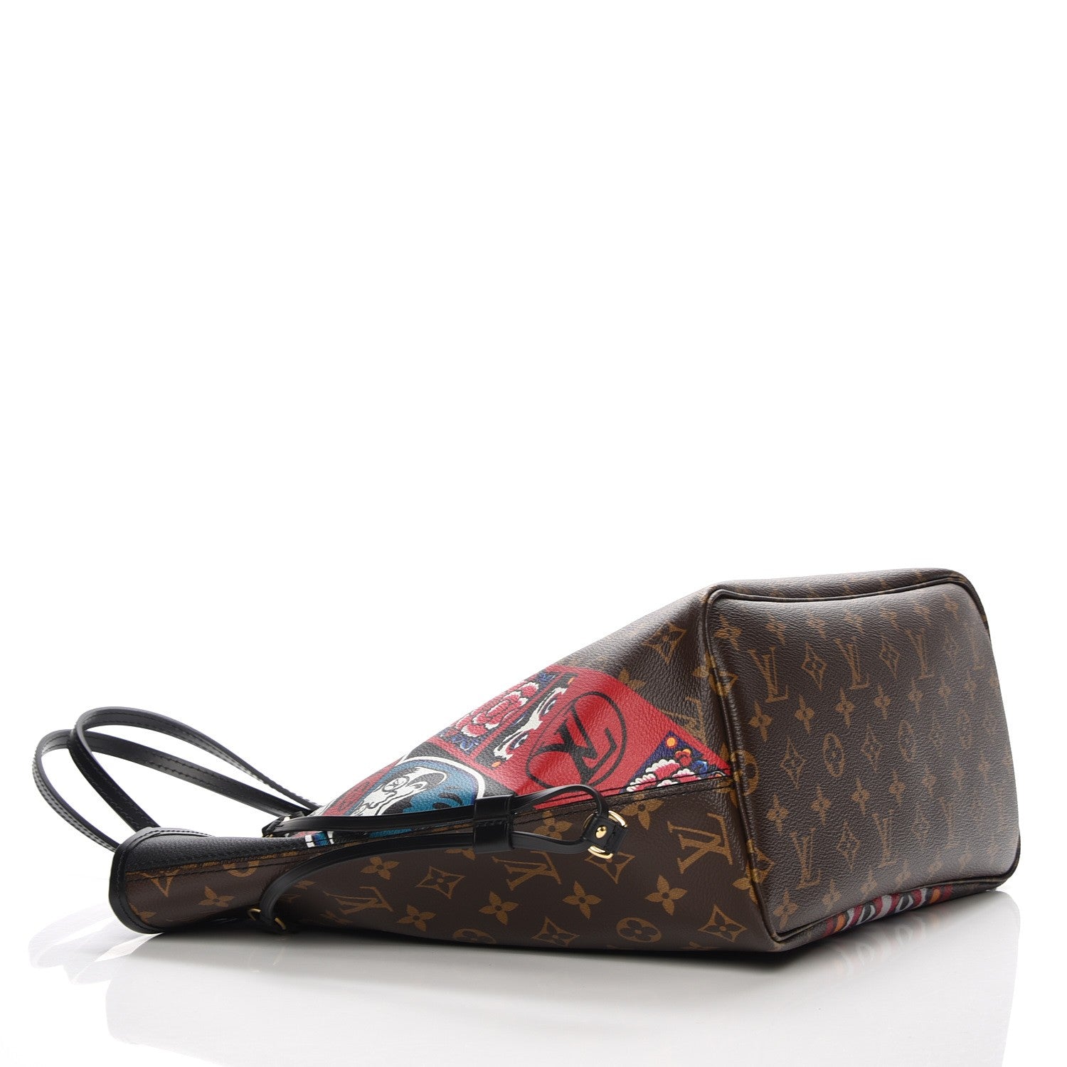 Louis Vuitton Monogram Kabuki Neverfull MM 5 of 9