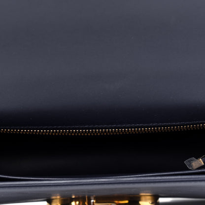 Christian Dior Shiny Crinkled Lambskin 30 Montaigne Flap Bag Indigo 5 of 20