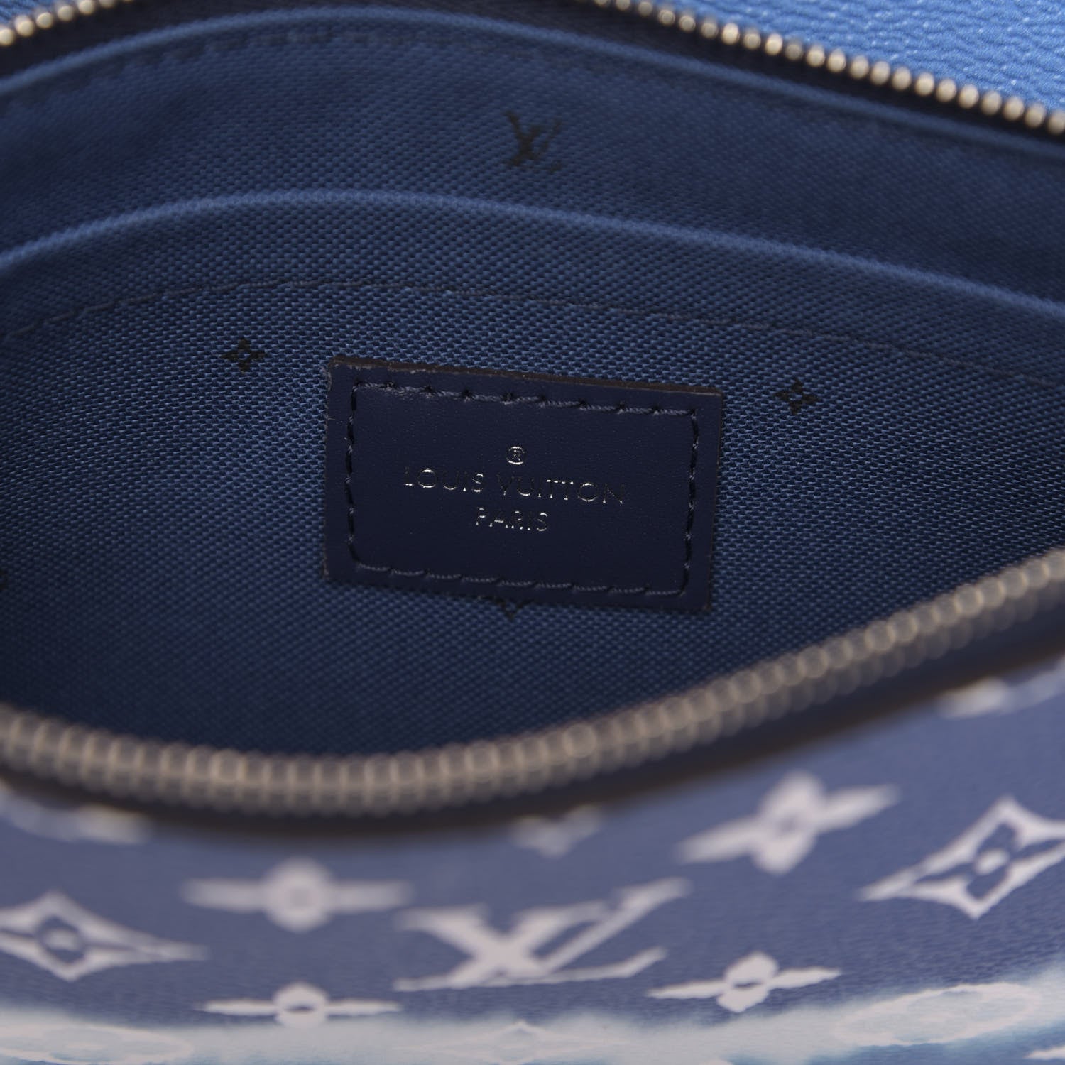 Louis Vuitton Monogram Escale Neverfull MM Blue 12 of 13
