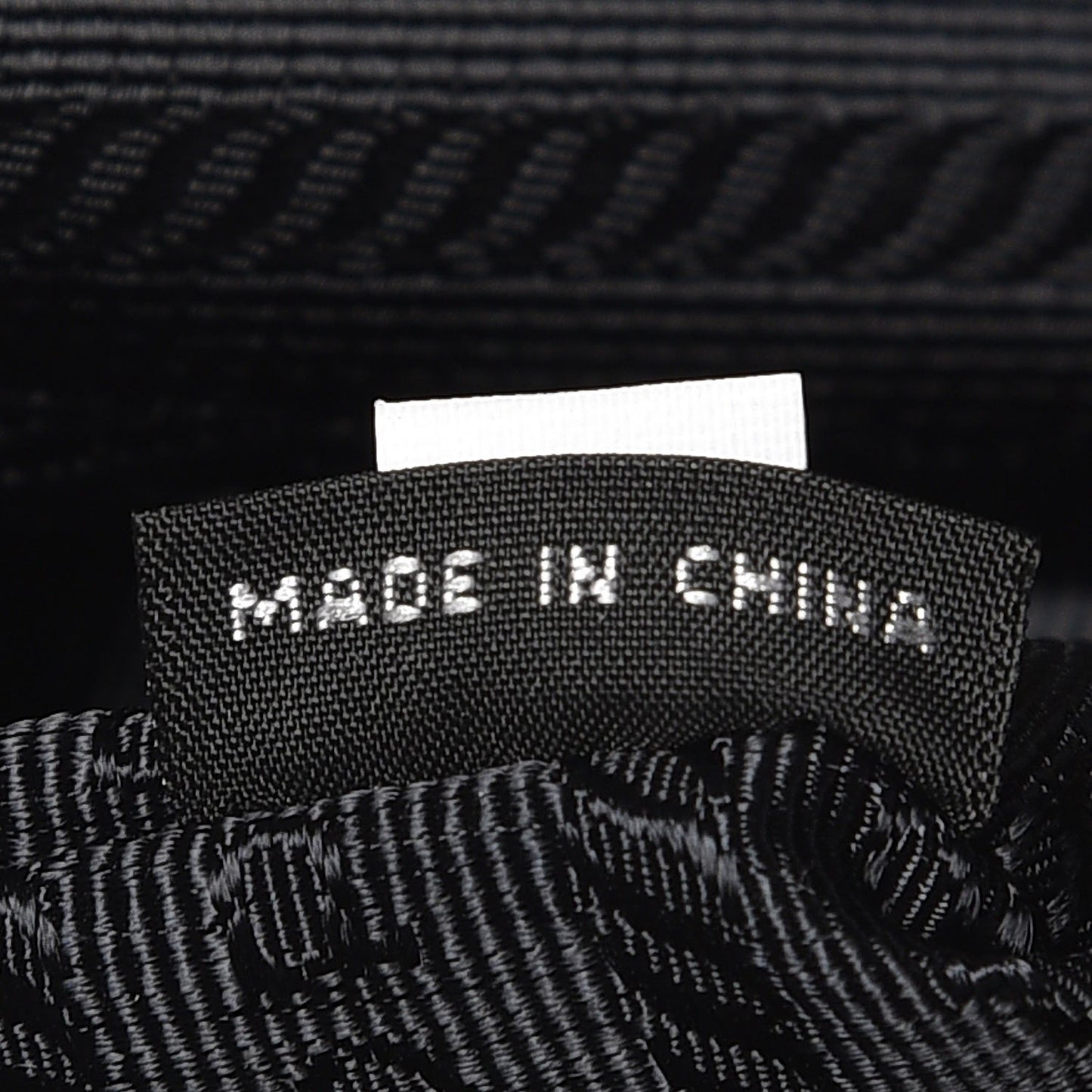 Saffiano Tessuto Nylon Tote Nero Black