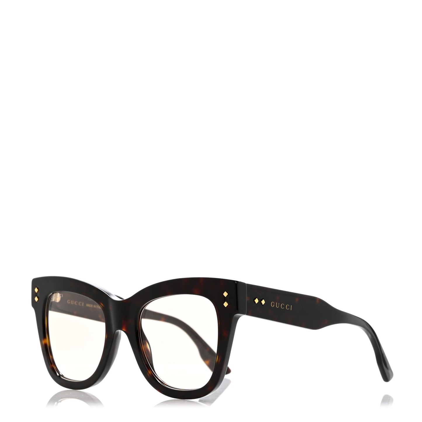 Acetate Square Frame Sunglasses GG1082S Black