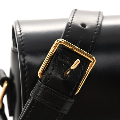 Celine Shiny Calfskin Medium Triomphe Black 12 of 14