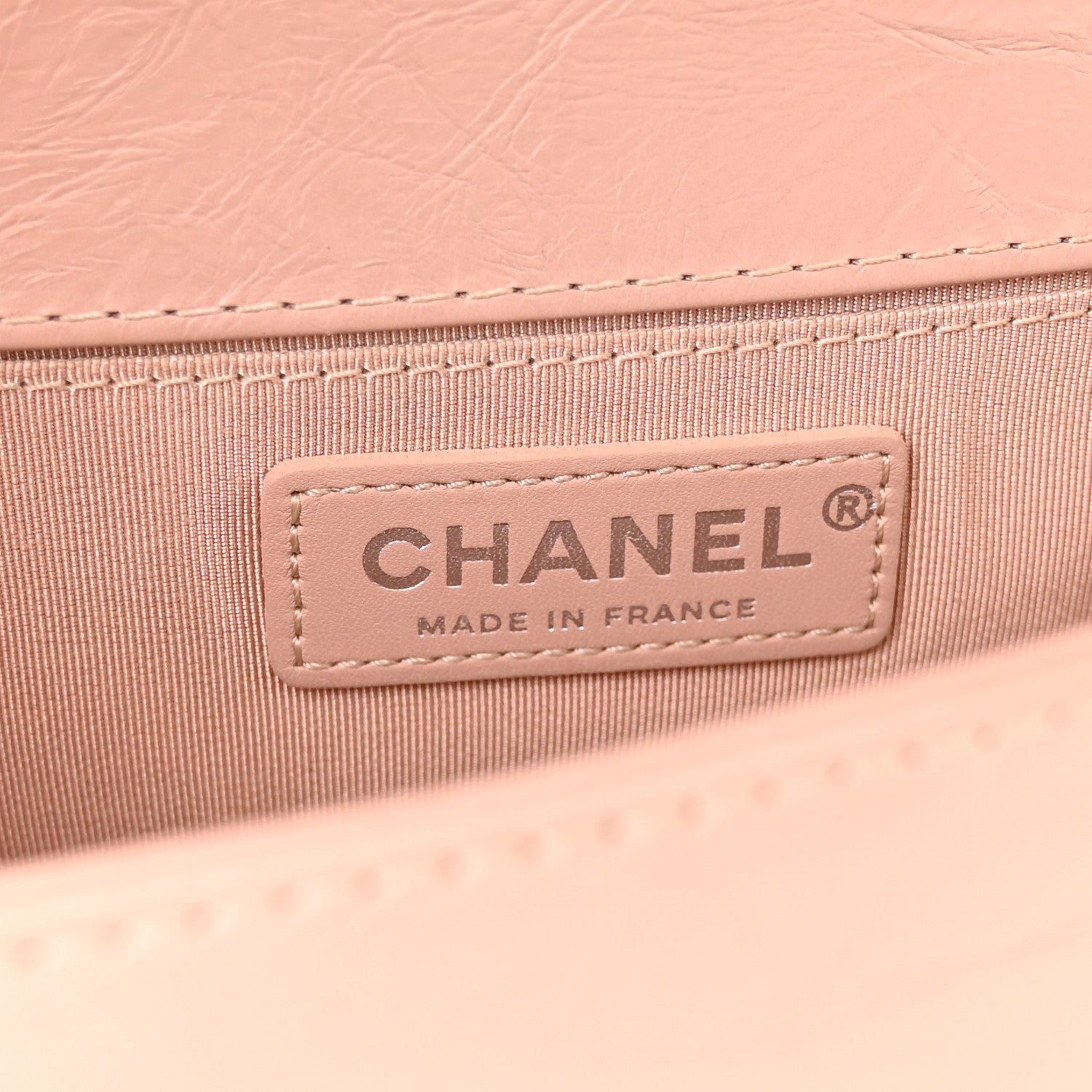 Chanel Aged Calfskin Chevron Quilted Medium Jacket Boy Flap Pink 6 of 10