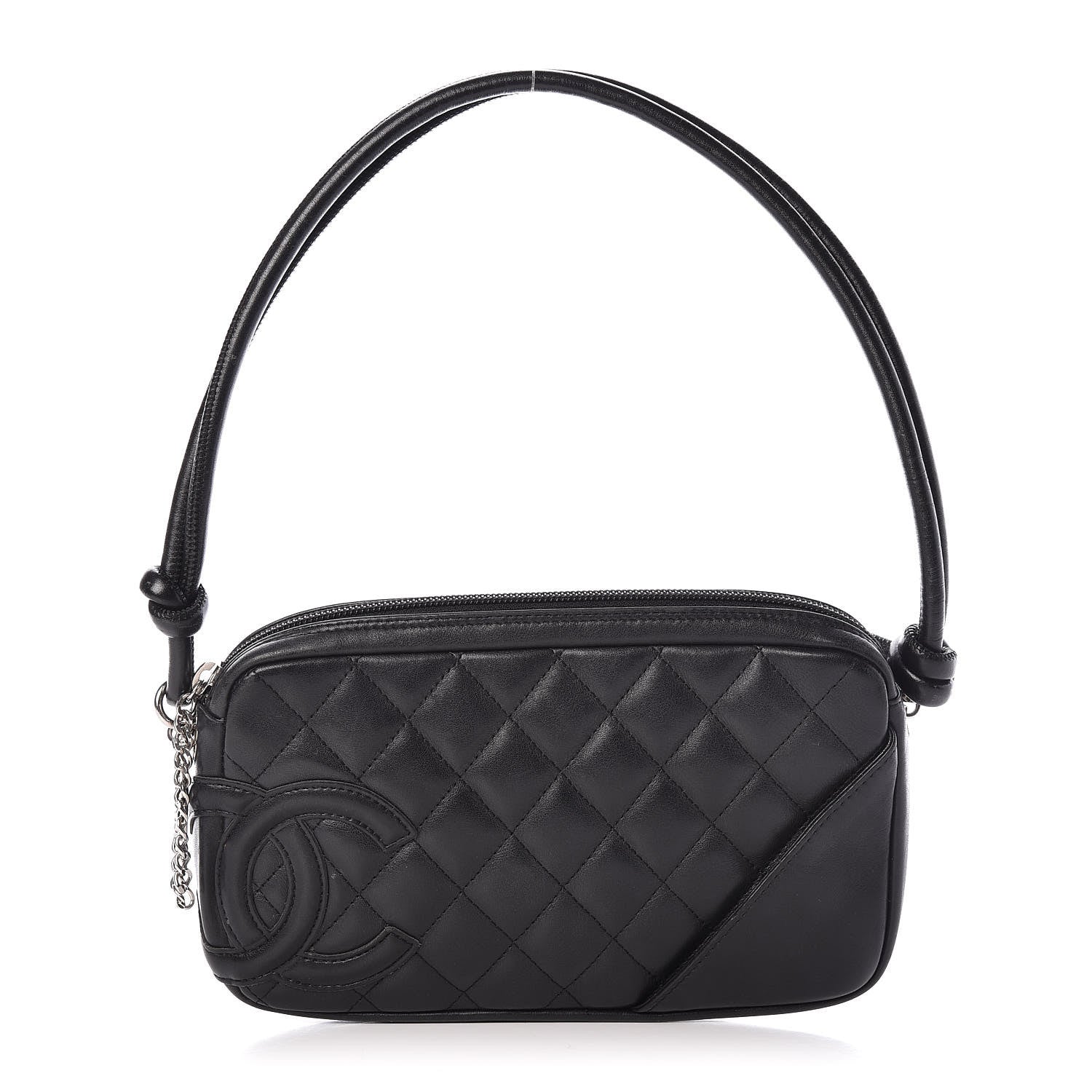 Chanel Calfskin Quilted Cambon Pochette Black 1 of 15