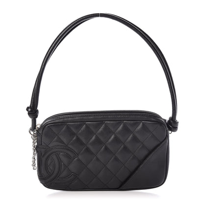 Chanel Calfskin Quilted Cambon Pochette Black 1 of 15