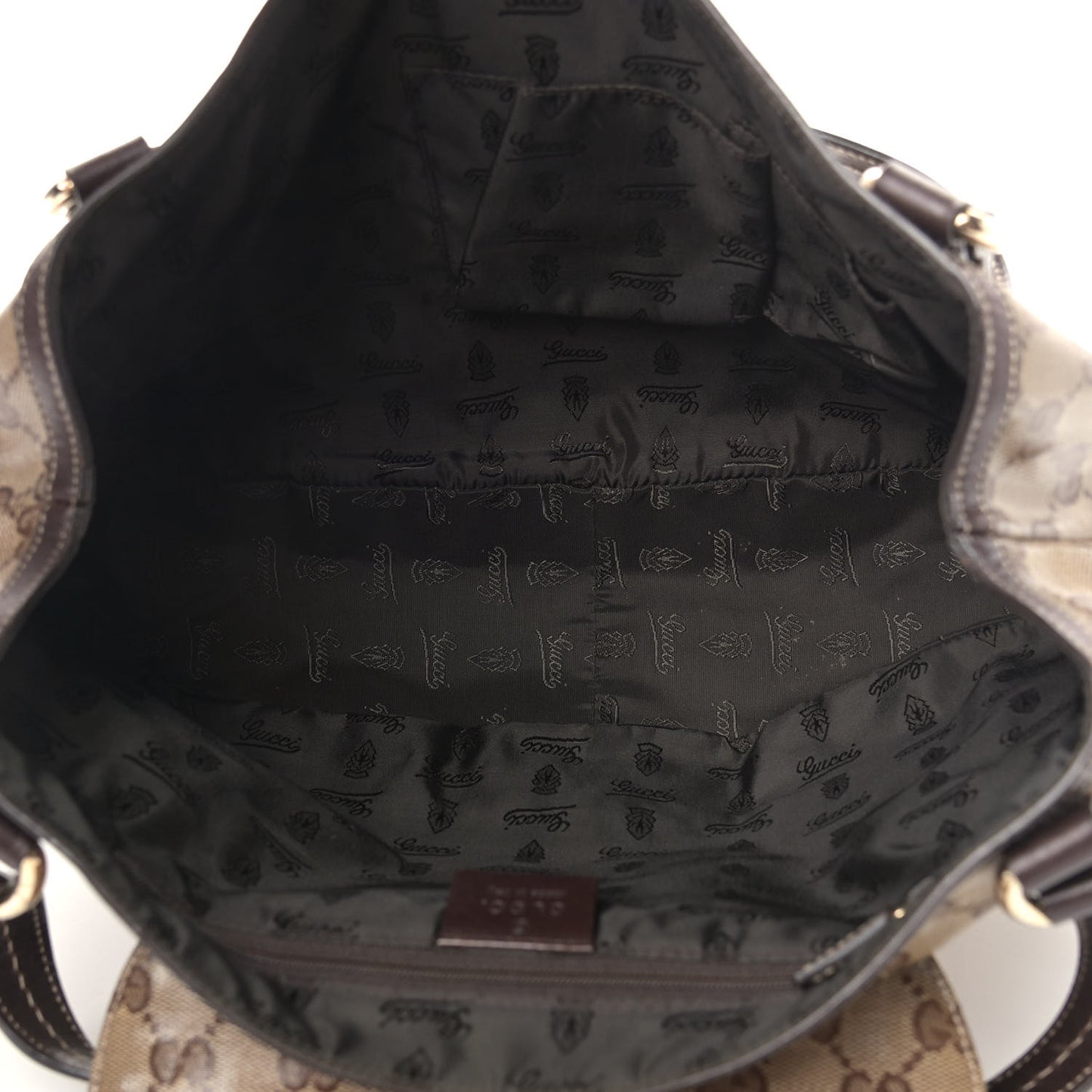 Crystal Monogram Duchessa Flap Shoulder Bag Dark Brown