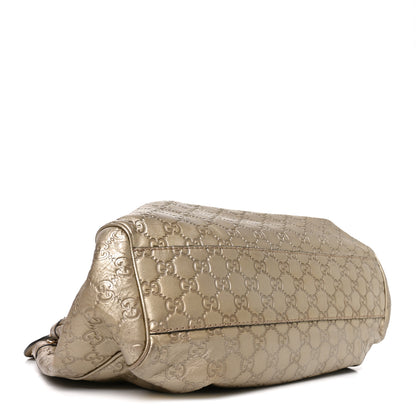Gucci Guccissima Medium Sukey Tote Champagne 4 of 10