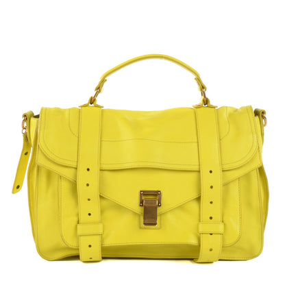 Proenza Schouler Lambskin PS1 Medium Satchel Sunshine 1 of 13