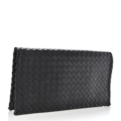 Bottega Veneta Nappa Intrecciato Turnlock Clutch Black 3 of 7