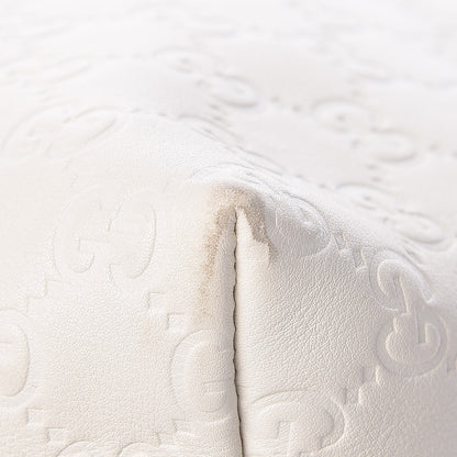 Gucci Guccissima Large Icon Bit Hobo Off White 9 of 16