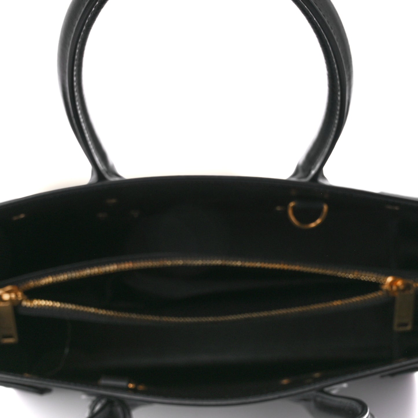 Calfskin Small Sac De Jour Black