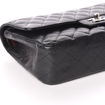 Chanel Caviar Quilted Medium Double Flap Black 10 of 12