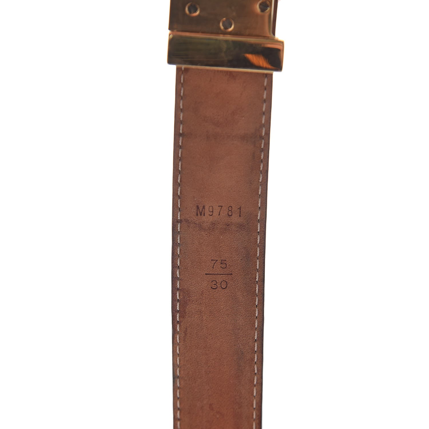 Louis Vuitton Monogram LV Initiales Belt 75 30 4 of 8