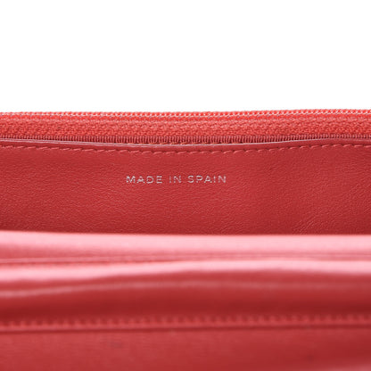 Chanel Patent Quilted Wallet On Chain WOC Coral 7 of 11