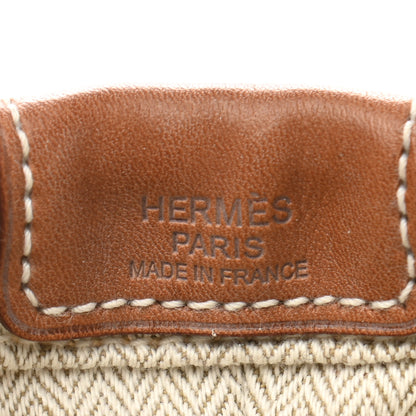 Hermes Canvas Barenia Fourbi 20 PM Pouch Naturel Fauve 6 of 11
